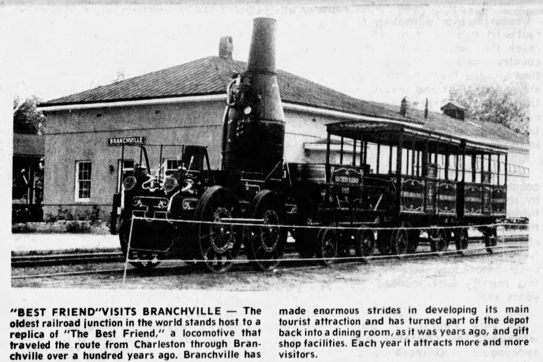 Orangeburg Landmark Branchville Rail - Newspapers.com